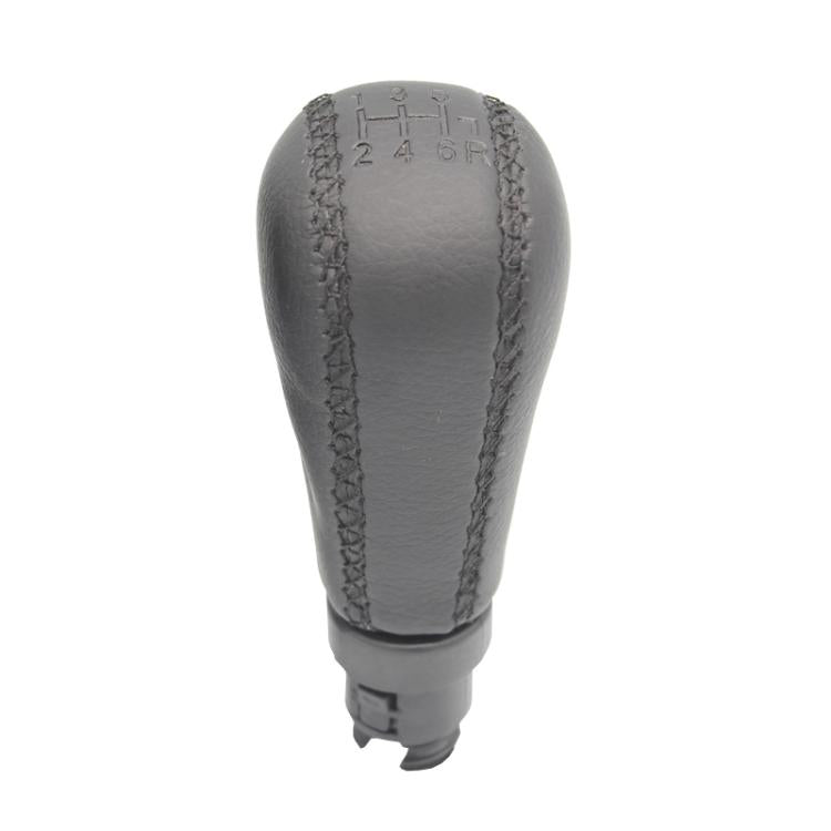 For Volvo S60 / S80 / V70 II / XC70 II Car Gear Knob Shift Hand Ball, Size: 6 Speed - Black Leather