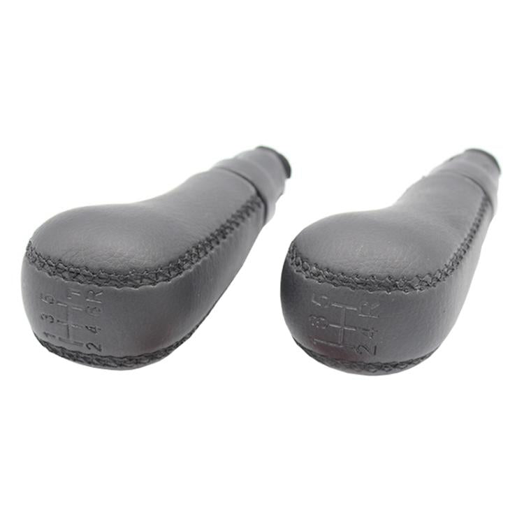 For Volvo S60 / S80 / V70 II / XC70 II Car Gear Knob Shift Hand Ball, Size: 6 Speed - Black Leather