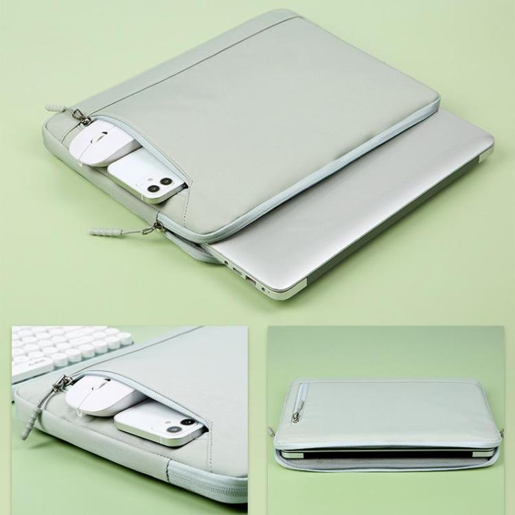 Universal For 15/15.4/15.6 inch Laptop Bag Women Portable Computer Bag For IPad Protective Case  - Beige