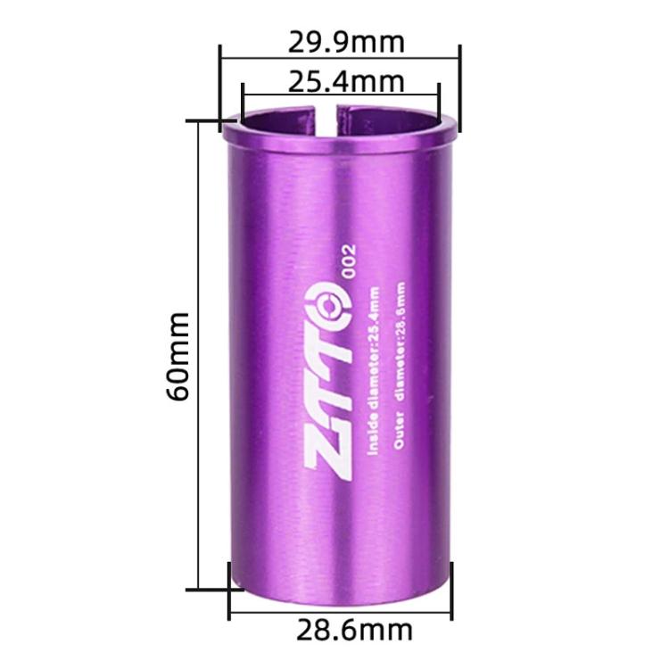 25.4-28.6mm 002 2pcs ZTTO Bicycle Seat Post Conversion Sleeve Reducer Cover