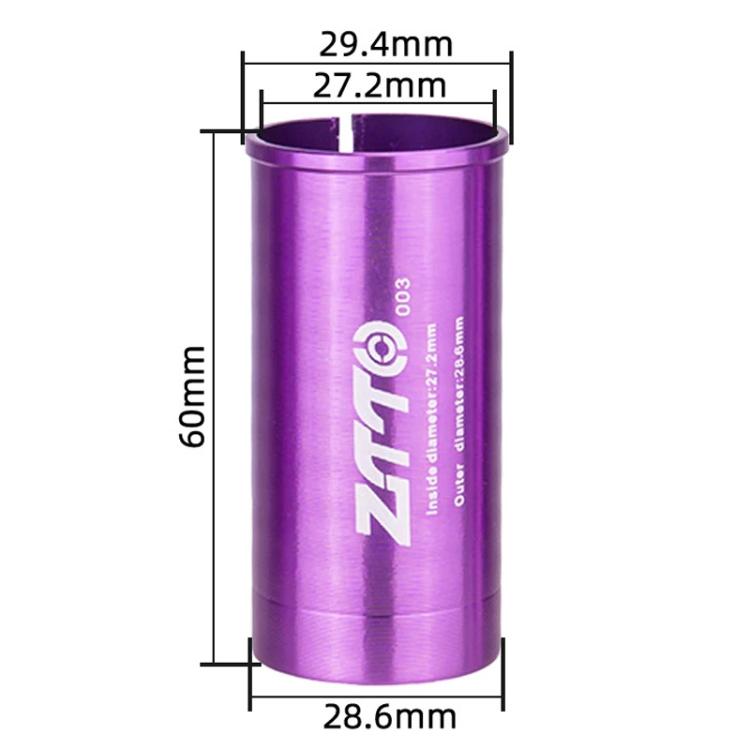 27.2-28.6mm 003 2pcs ZTTO Bicycle Seat Post Conversion Sleeve Reducer Cover