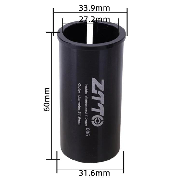 27.2-31.6mm 006 2pcs ZTTO Bicycle Seat Post Conversion Sleeve Reducer Cover