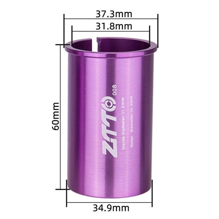 31.8-34.9mm 008 2pcs ZTTO Bicycle Seat Post Conversion Sleeve Reducer Cover