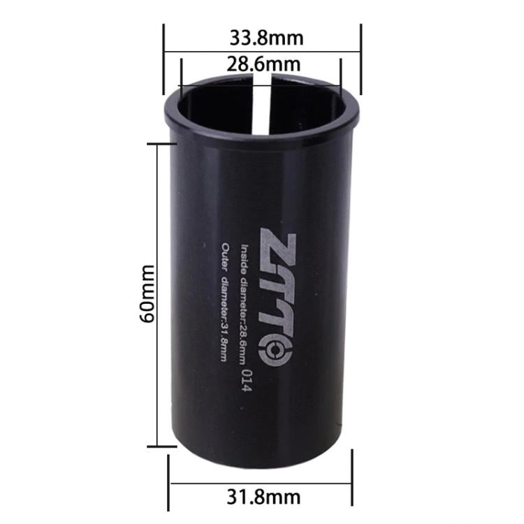 28.6-31.8mm 014 2pcs ZTTO Bicycle Seat Post Conversion Sleeve Reducer Cover