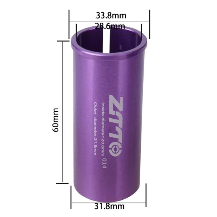 28.6-31.8mm 014 2pcs ZTTO Bicycle Seat Post Conversion Sleeve Reducer Cover