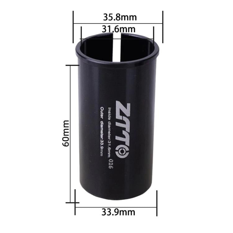 31.6-33.9mm 016 2pcs ZTTO Bicycle Seat Post Conversion Sleeve Reducer Cover