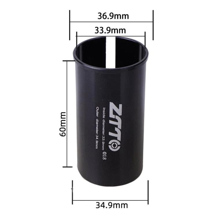 33.9-34.9mm 018 2pcs ZTTO Bicycle Seat Post Conversion Sleeve Reducer Cover