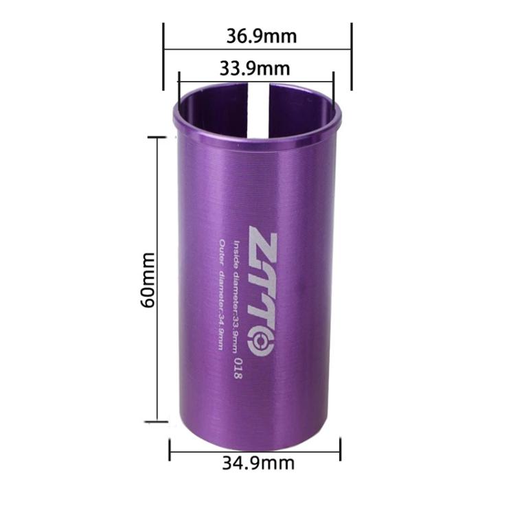 33.9-34.9mm 018 2pcs ZTTO Bicycle Seat Post Conversion Sleeve Reducer Cover