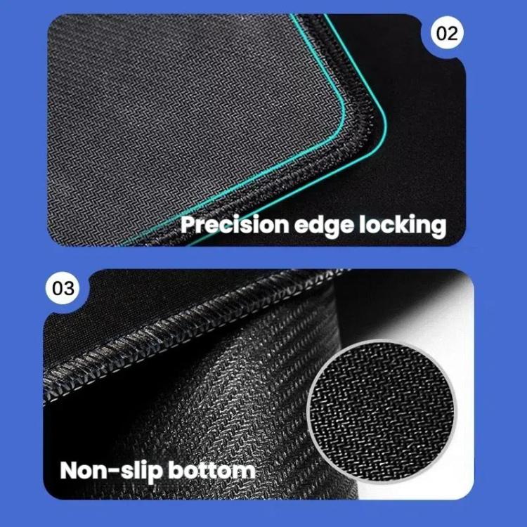 Keyboard Shortcut Desk Mat Mouse Pad Non-Slip Office Desk Pad With Computer Commands 300x800x2mm