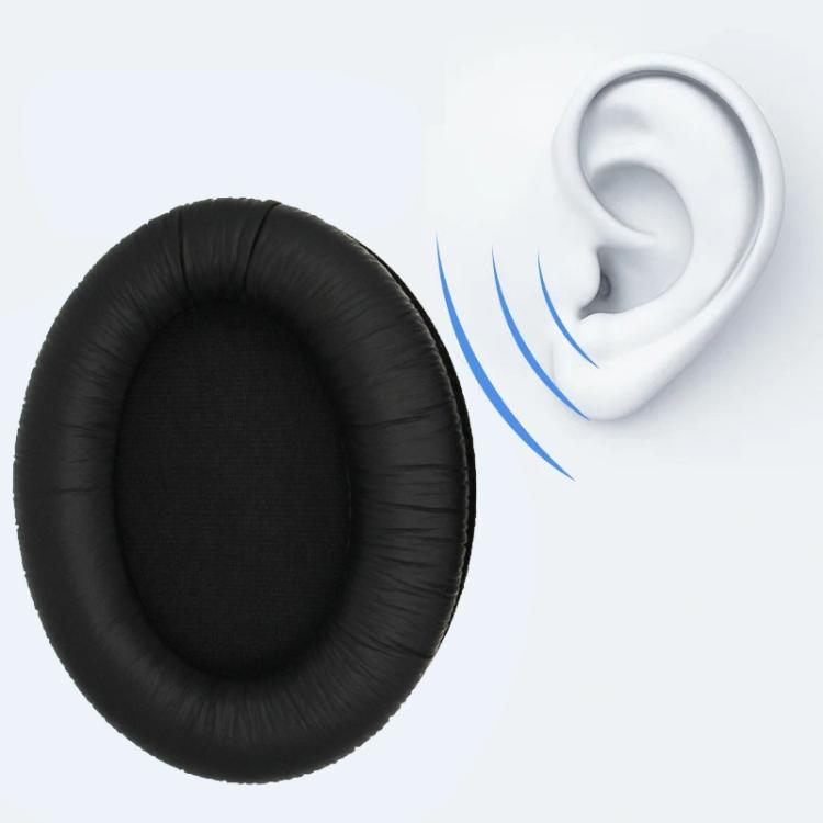 1pair Headphones Sponge Cover Earmuffs For Sennheiser HD418 / 429 / 439 / 449, Color: Frog Leather