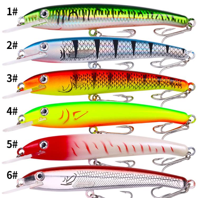 HENGJIA MI225 16cm 30g Deep Diving Mino False Bait Fishing Bionic Road Lure, Color: No.2