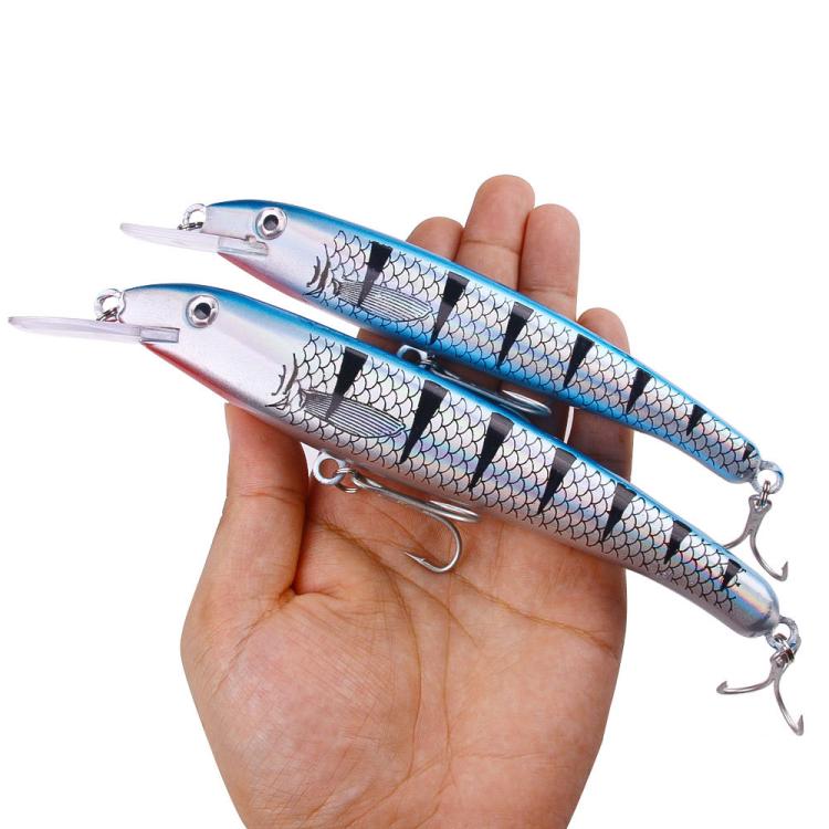HENGJIA MI226 19cm 44g Deep Diving Mino False Bait Fishing Bionic Road Lure, Color: No.3