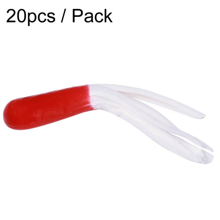 4.8cm 20pcs / Pack HENGJIA SO192 Vegetable-Head Tube Lure Fishing Simulation Soft Fake Bait, Style: 4#
