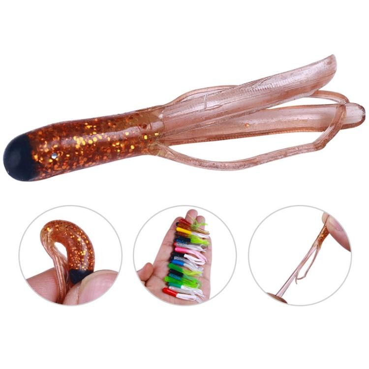 4.8cm 20pcs / Pack HENGJIA SO192 Vegetable-Head Tube Lure Fishing Simulation Soft Fake Bait, Style: 6#