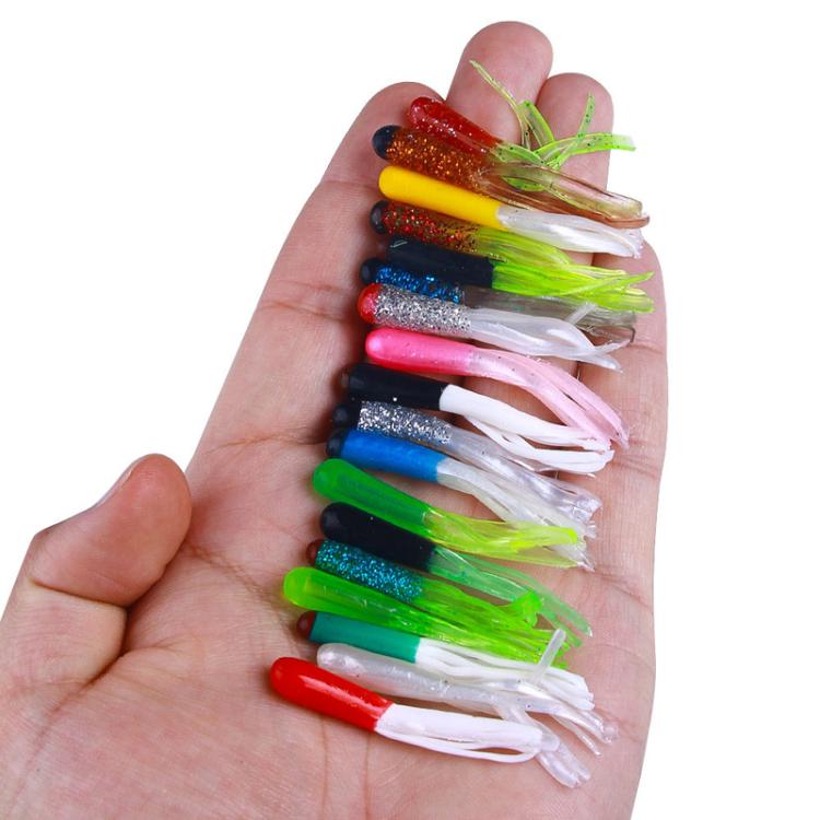 4.8cm 20pcs / Pack HENGJIA SO192 Vegetable-Head Tube Lure Fishing Simulation Soft Fake Bait, Style: 2#
