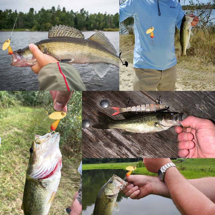 5colors / Box HENGJIA Single Hook Sequins Road Runner Bait Fishing False Lures