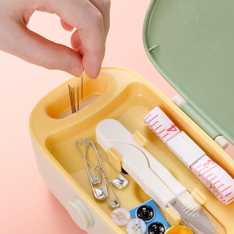 Home Double-layer Multifunctional Sewing Box Portable Sewing Needle Kit Set
