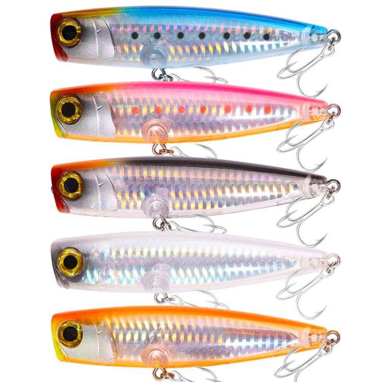 5colors / Set HENGJIA PO105 Surface Tethered Wave Steak 11CM 23G Bionic Lure Fake Bait