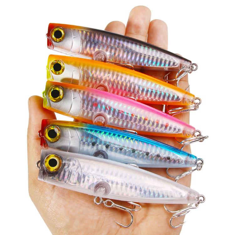 5colors / Set HENGJIA PO105 Surface Tethered Wave Steak 11CM 23G Bionic Lure Fake Bait