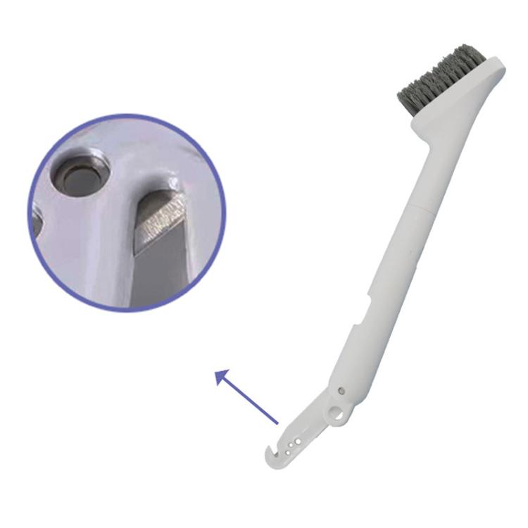 Floor Scrubbers & Robot Mops Water Tank Cleaning Brush with Built-in Blade for Hair Removal - Compatible with , - White