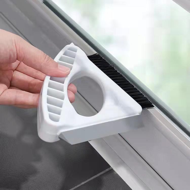 3-in-1 Window Cleaning Tool Multifunctional Gap Brush Household Glass Wiper - White