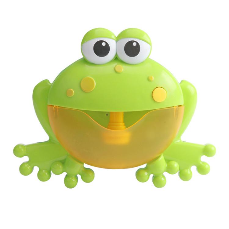 Summer Bubble Machine Toy Children Bubble Bath Water Game Bathroom Bubble Machine With Music - Frog