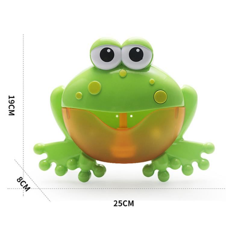 Summer Bubble Machine Toy Children Bubble Bath Water Game Bathroom Bubble Machine With Music - Frog