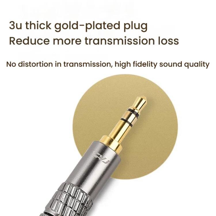 CVJ TS800 Eight Strands Copper Silver Plated Interchangeable Audio Plugs Headphone Upgrade Cable, Style: 4.4mm S Pin