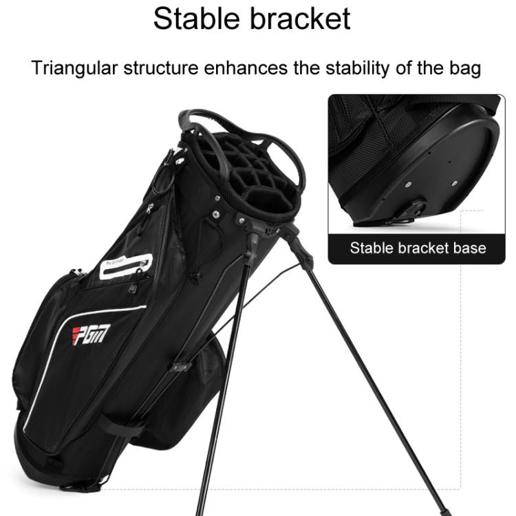 PGM QB147 Lightweight Protable Double Shoulder Golf Clubs Bag Unisex Holder Pack With 14 Slots For Poles