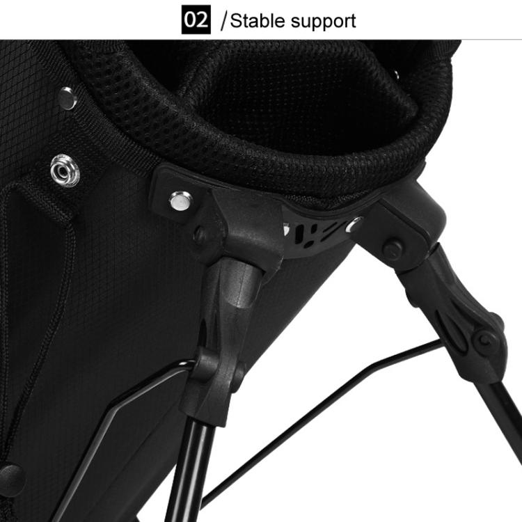 PGM QB147 Lightweight Protable Double Shoulder Golf Clubs Bag Unisex Holder Pack With 14 Slots For Poles