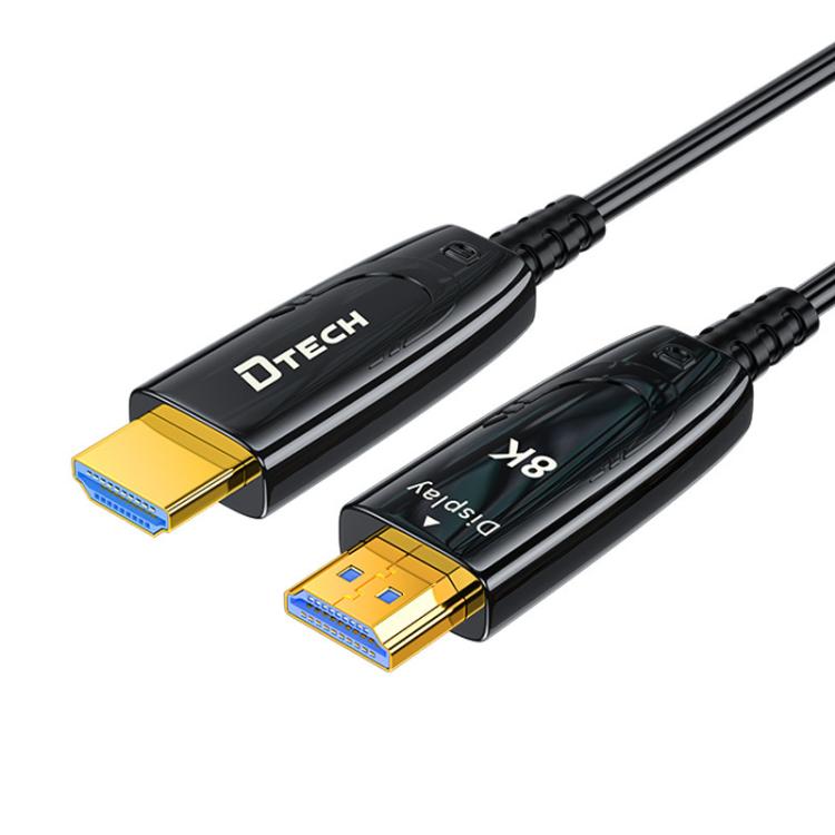 DTECH DT-HF8005 8K 60Hz HDMI 2.1 Fiber Optic Cable Dolby Atmos, EARC For PS5, Xbox, Home Theater, Gaming Monitor 5m