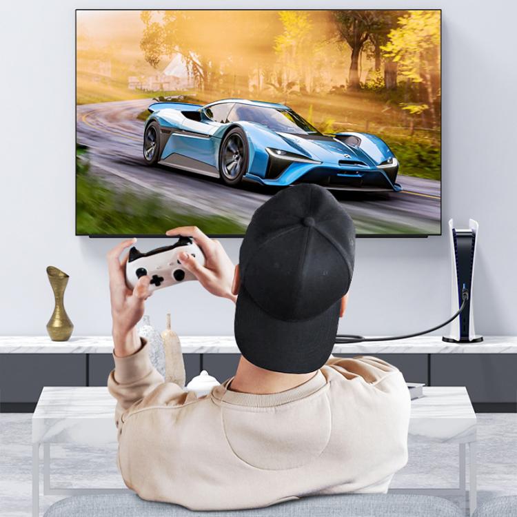 DTECH DT-HF8005 8K 60Hz HDMI 2.1 Fiber Optic Cable Dolby Atmos, EARC For PS5, Xbox, Home Theater, Gaming Monitor 2m