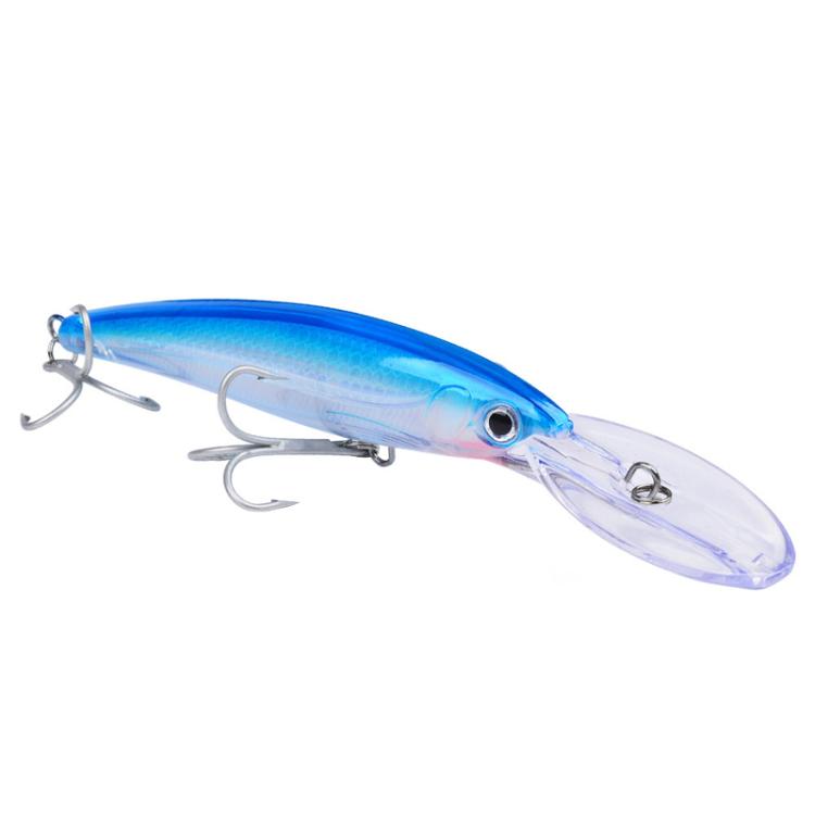 PROBEROS DW627 Long-Distance Casting Large Minnow Lure Fishing Bionic Bait, Style: E