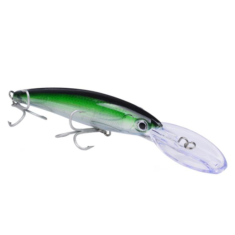 PROBEROS DW627 Long-Distance Casting Large Minnow Lure Fishing Bionic Bait, Style: H
