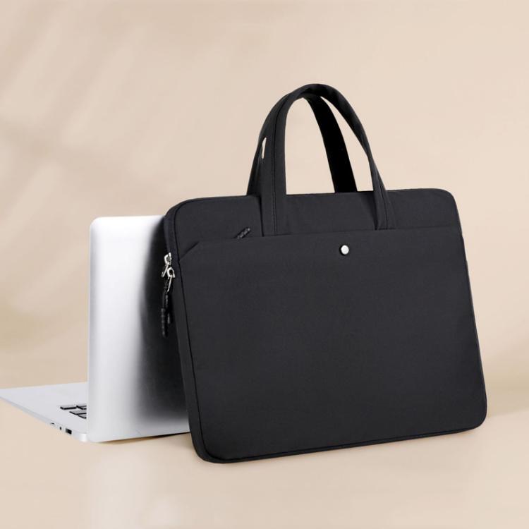 13-13.3inch Universal Laptop Bag Women Lightweight Gaming Computer Bag, Color: Black