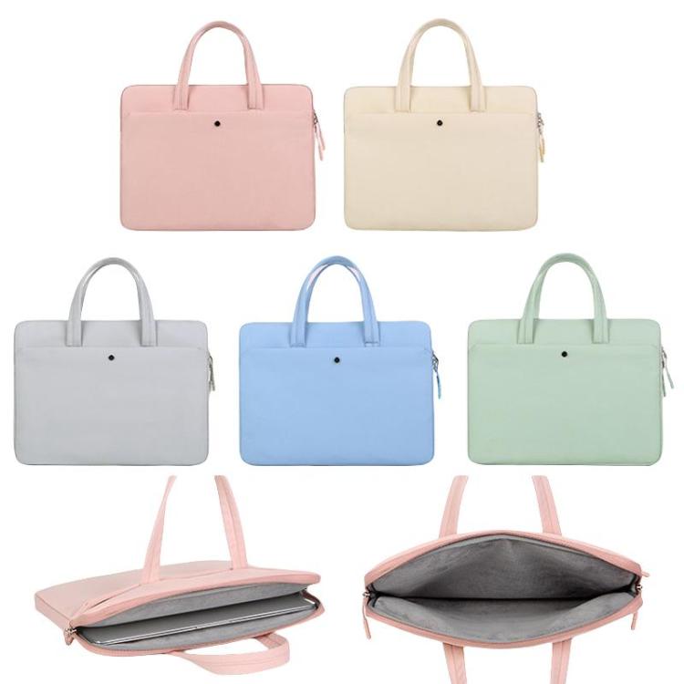 13-13.3inch Universal Laptop Bag Women Lightweight Gaming Computer Bag, Color: Pink