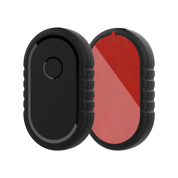 For Samsung Galaxy SmartTag2 Positioning Anti-lost Device Adhesive Waterproof Protective Cover - Black