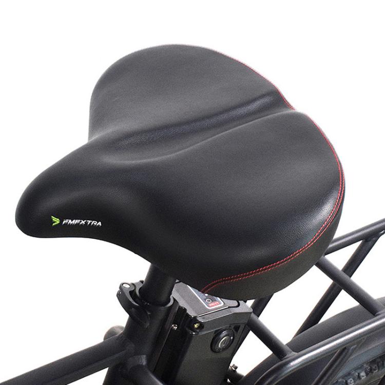 FMFXTRA FU-3501 Electrical Bike Enlarged And Thicked Seat Cushion Bike Universal Waterproof Cushion - Black