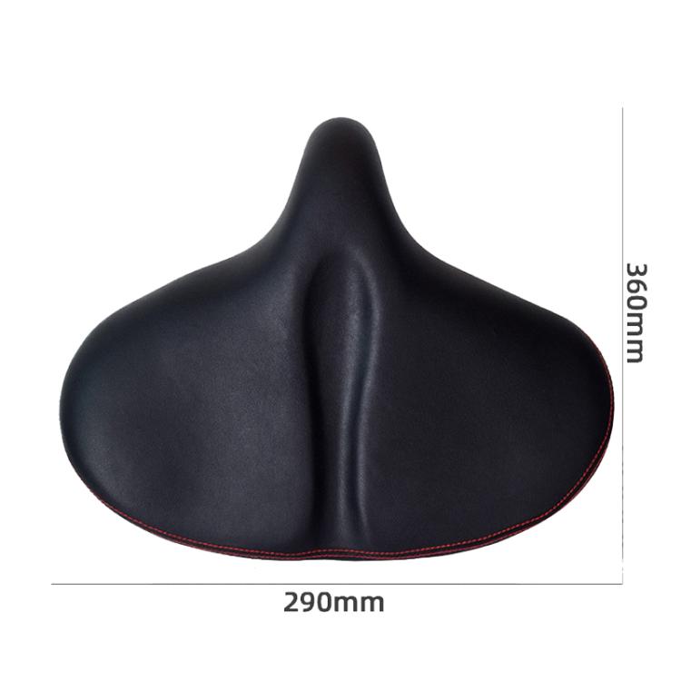 FMFXTRA FU-3501 Electrical Bike Enlarged And Thicked Seat Cushion Bike Universal Waterproof Cushion - Black
