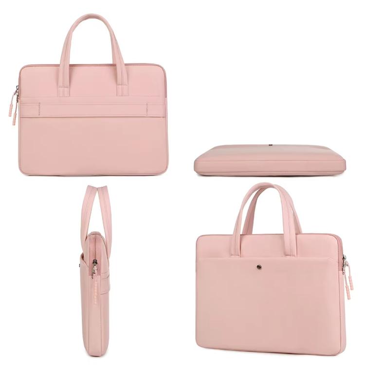 14-14.6inch Universal Laptop Bag Briefcase Women Multifunctional Shockproof Computer Bag, Color: Blue