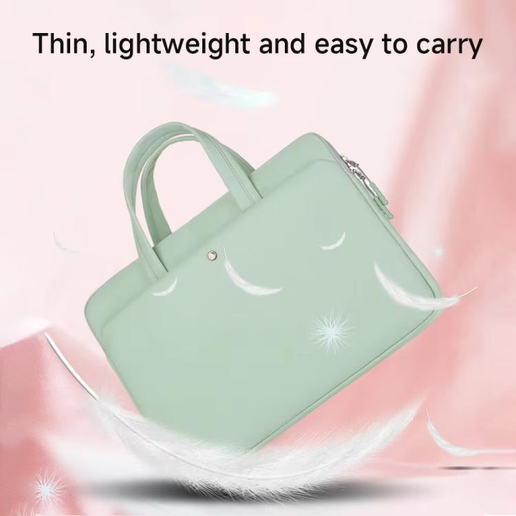 15-15.6inch Universal Laptop Bag Briefcase Multifunctional Shockproof Computer Bag, Color: Pink