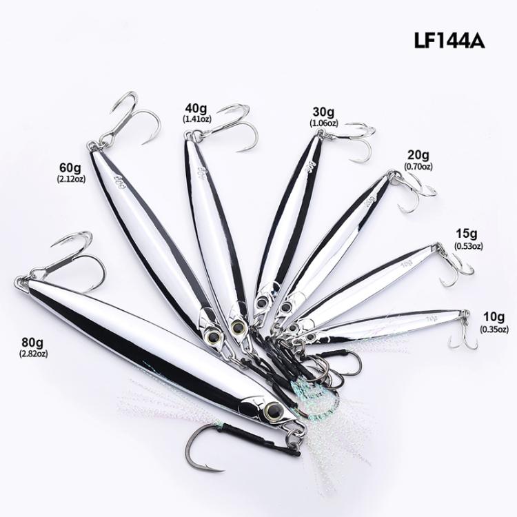 15g PROBEROS LF144 Zinc Alloy Lure Long-Distance Casting Fast-Draw Spanish Mackerel Mirror Bait