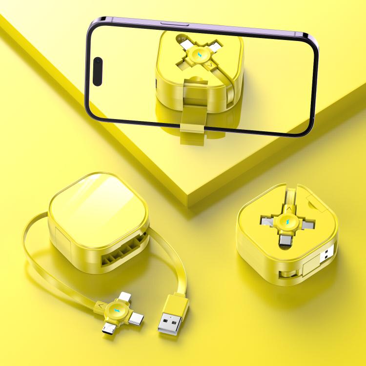 120cm Portable 3 In 1 Holder Retractable Fast Charging Cable for Samsung Galaxy S8 & S8 + / LG G6 / Huawei P10 & P10 Plus / Oneplus 5 and other Smartphones