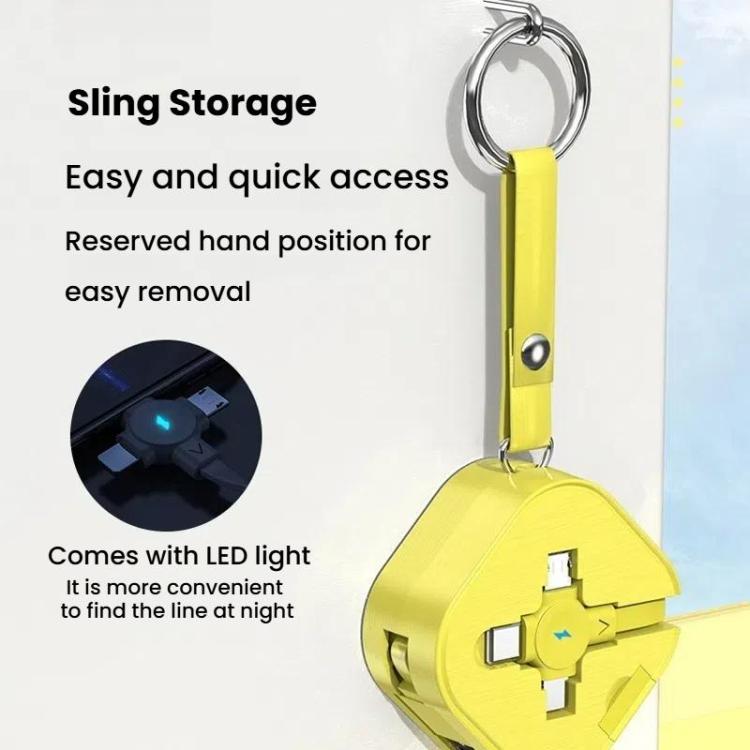 120cm Portable 3 In 1 Holder Retractable Fast Charging Cable for Samsung Galaxy S8 & S8 + / LG G6 / Huawei P10 & P10 Plus / Oneplus 5 and other Smartphones
