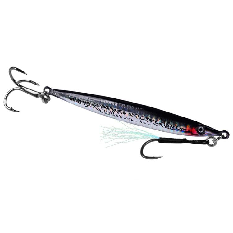 45G PROBEROS LF151 Long-Distance Casting Sinking Lure 3D Fast-Draw Sea Fishing Mackerel Hook