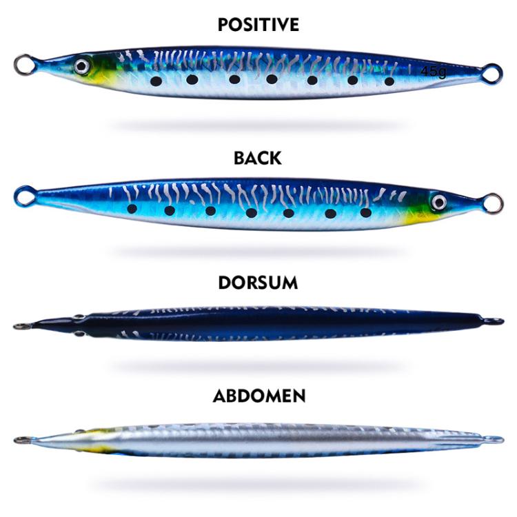 21G PROBEROS LF151 Long-Distance Casting Sinking Lure 3D Fast-Draw Sea Fishing Mackerel Hook