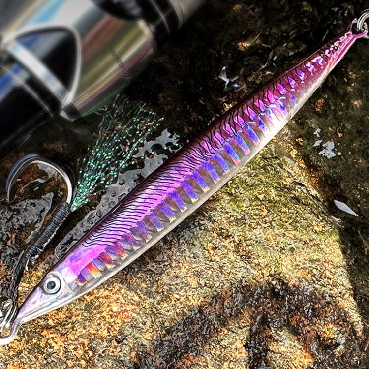 28G PROBEROS LF151 Long-Distance Casting Sinking Lure 3D Fast-Draw Sea Fishing Mackerel Hook