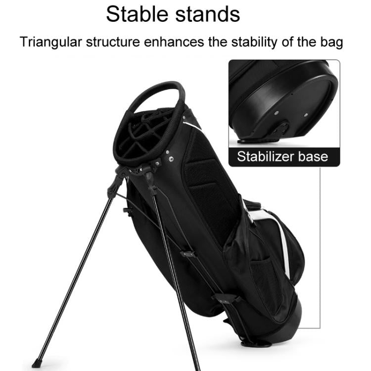 PGM QB146 Lightweight Protable Double Shoulder Golf Clubs Bag Unisex Holder Pack With 14 Slots For Poles