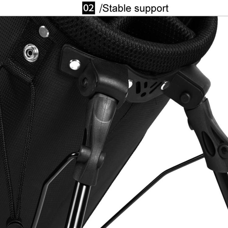 PGM QB146 Lightweight Protable Double Shoulder Golf Clubs Bag Unisex Holder Pack With 14 Slots For Poles