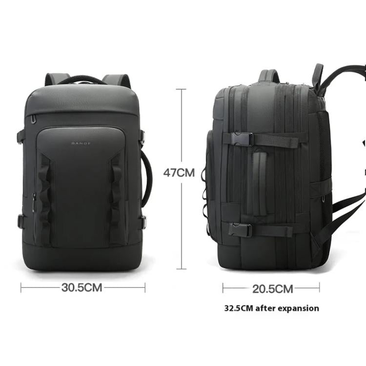 BANGE BG-3055 Men Large Capacity Shoulder Bag Expanded Capacity Business Travel Backpack